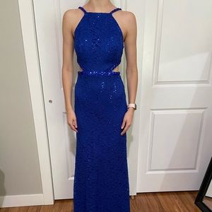 B. darlin floor length prom dress